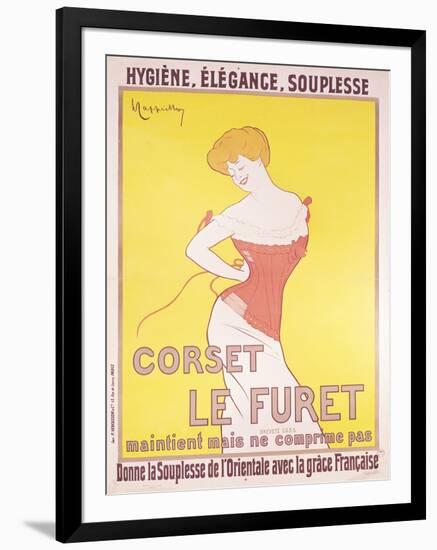 Advertisement for 'Le Furet' Corsets-Leonetto Cappiello-Framed Giclee Print