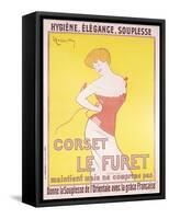 Advertisement for 'Le Furet' Corsets-Leonetto Cappiello-Framed Stretched Canvas