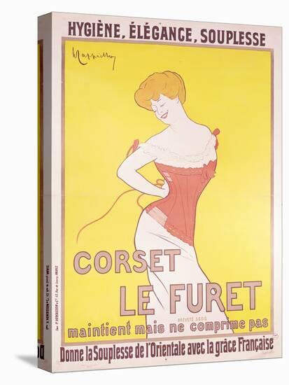 Advertisement for 'Le Furet' Corsets-Leonetto Cappiello-Stretched Canvas