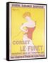 Advertisement for 'Le Furet' Corsets-Leonetto Cappiello-Framed Stretched Canvas