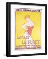 Advertisement for 'Le Furet' Corsets-Leonetto Cappiello-Framed Giclee Print