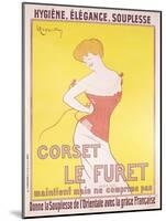 Advertisement for 'Le Furet' Corsets-Leonetto Cappiello-Mounted Giclee Print