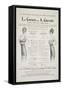 Advertisement for Linen and Underwear, Taken from Les Modes, 1916-null-Framed Stretched Canvas