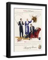 Advertisement for Lining Material-null-Framed Photographic Print