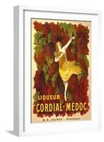 Advertisement for Liqueur Cordial-Medoc-null-Framed Art Print