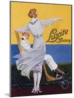 Advertisement for 'Luxite Hosiery', from 'Vogue' Magazine, 1919 (Colour Litho)-C. Coles Phillips-Mounted Giclee Print