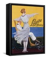 Advertisement for 'Luxite Hosiery', from 'Vogue' Magazine, 1919 (Colour Litho)-C. Coles Phillips-Framed Stretched Canvas