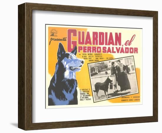 Advertisement for Mexican Rescue Dog Movie-null-Framed Art Print