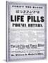 Advertisement for 'Moffat's Vegetable Life Pills and Phoenix Bitters', C.1860-null-Stretched Canvas