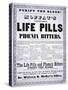 Advertisement for 'Moffat's Vegetable Life Pills and Phoenix Bitters', C.1860-null-Stretched Canvas