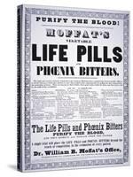 Advertisement for 'Moffat's Vegetable Life Pills and Phoenix Bitters', C.1860-null-Stretched Canvas