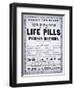 Advertisement for 'Moffat's Vegetable Life Pills and Phoenix Bitters', C.1860-null-Framed Giclee Print