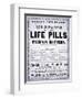 Advertisement for 'Moffat's Vegetable Life Pills and Phoenix Bitters', C.1860-null-Framed Giclee Print