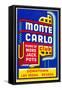 Advertisement for Monte Carlo Club, Las Vegas, Nevada-null-Framed Stretched Canvas