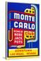 Advertisement for Monte Carlo Club, Las Vegas, Nevada-null-Stretched Canvas