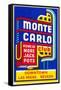 Advertisement for Monte Carlo Club, Las Vegas, Nevada-null-Framed Stretched Canvas