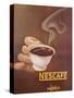 Advertisement for Nescafe by Nestle, Designed by Schupbach, C.1930-null-Stretched Canvas