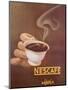 Advertisement for Nescafe by Nestle, Designed by Schupbach, C.1930-null-Mounted Giclee Print