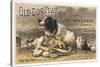 Advertisement for Old Dog Tray-null-Stretched Canvas