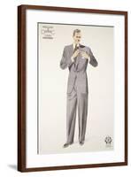 Advertisement for Olympic's 'London' Suit, 1929-30-null-Framed Giclee Print