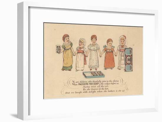 Advertisement for Packer's Tar Soap, C.1880-American School-Framed Giclee Print