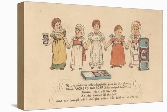 Advertisement for Packer's Tar Soap, C.1880-American School-Stretched Canvas