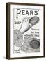 Advertisement for Pears' Soap. 1887. Engraving-English School-Framed Giclee Print