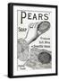 Advertisement for Pears' Soap. 1887. Engraving-English School-Framed Giclee Print