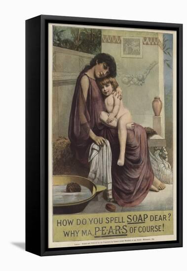 Advertisement for Pears Soap-null-Framed Stretched Canvas