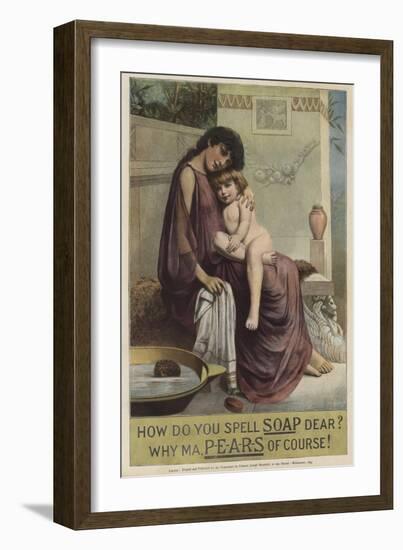 Advertisement for Pears Soap-null-Framed Giclee Print