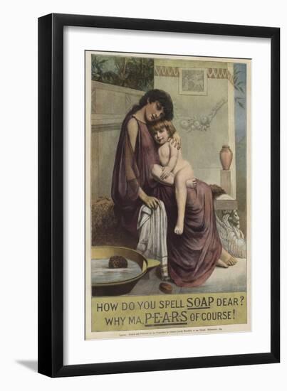 Advertisement for Pears Soap-null-Framed Giclee Print