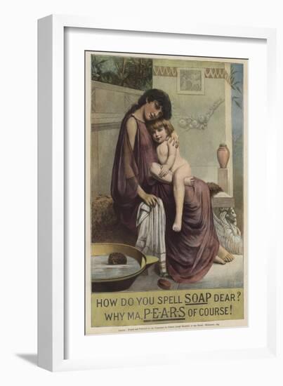 Advertisement for Pears Soap-null-Framed Giclee Print