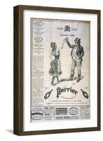 Advertisement for Perrier Water-null-Framed Giclee Print