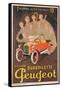 Advertisement for Peugeot, c.1910-Mich-Framed Stretched Canvas
