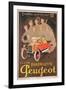 Advertisement for Peugeot, c.1910-Mich-Framed Giclee Print