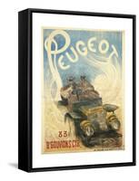 Advertisement for Peugeot Cars, 1896-null-Framed Stretched Canvas