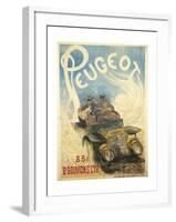 Advertisement for Peugeot Cars, 1896-null-Framed Giclee Print