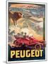 Advertisement for Peugeot, Printed by Affiches Camis, Paris, c.1922-Francisco Tamagno-Mounted Premium Giclee Print