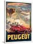 Advertisement for Peugeot, Printed by Affiches Camis, Paris, c.1922-Francisco Tamagno-Stretched Canvas