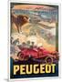 Advertisement for Peugeot, Printed by Affiches Camis, Paris, c.1922-Francisco Tamagno-Mounted Giclee Print