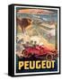 Advertisement for Peugeot, Printed by Affiches Camis, Paris, c.1922-Francisco Tamagno-Framed Stretched Canvas