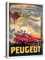 Advertisement for Peugeot, Printed by Affiches Camis, Paris, c.1922-Francisco Tamagno-Stretched Canvas