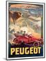 Advertisement for Peugeot, Printed by Affiches Camis, Paris, c.1922-Francisco Tamagno-Mounted Premium Giclee Print