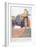 Advertisement for Pierce-Arrow Cars, 1912-null-Framed Giclee Print