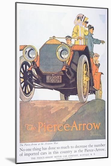 Advertisement for Pierce-Arrow Cars, 1912-null-Mounted Giclee Print