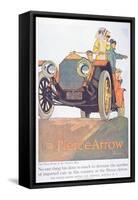 Advertisement for Pierce-Arrow Cars, 1912-null-Framed Stretched Canvas