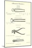 Advertisement for Pincers and Pliers-null-Mounted Art Print