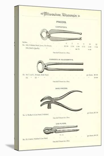 Advertisement for Pincers and Pliers-null-Stretched Canvas