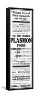 Advertisement for 'Plasmon Foods', 1911-null-Framed Stretched Canvas