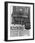 Advertisement for Player Piano-null-Framed Photographic Print